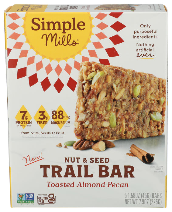 Trail Bar, Toasted Almond Pecan, GF, 7.9 oz