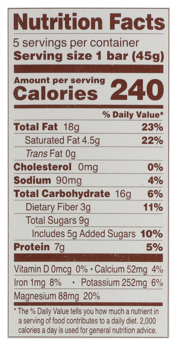 Trail Bar, Toasted Almond Pecan, GF, 7.9 oz