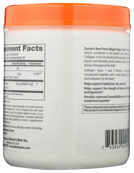 Pure Collagen Types 1 and 3 Powder, 7.1 oz