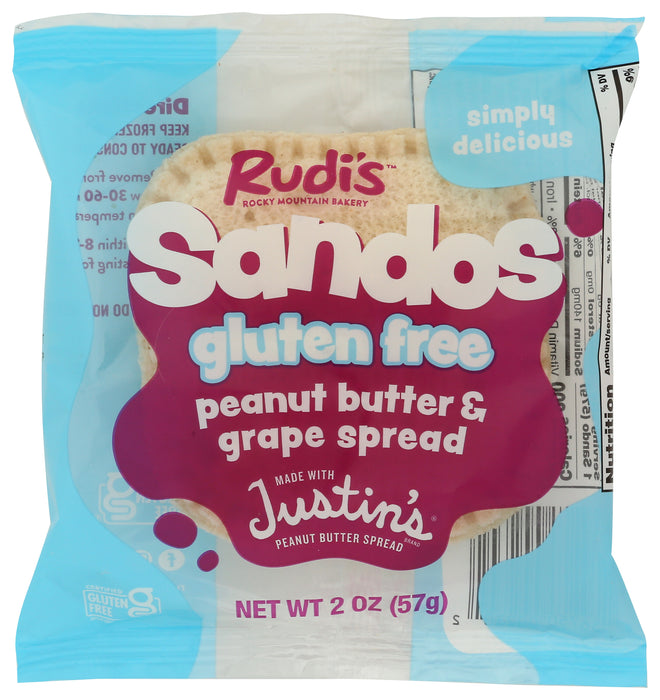 Sandos Peanut Butter & Grape Spread, GF, 8 oz