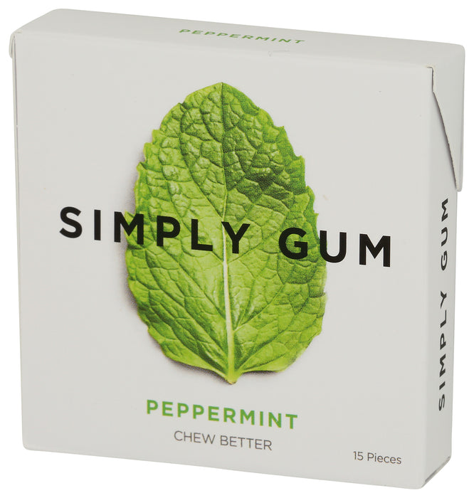 Simply Gum, Peppermint, 15 pcs