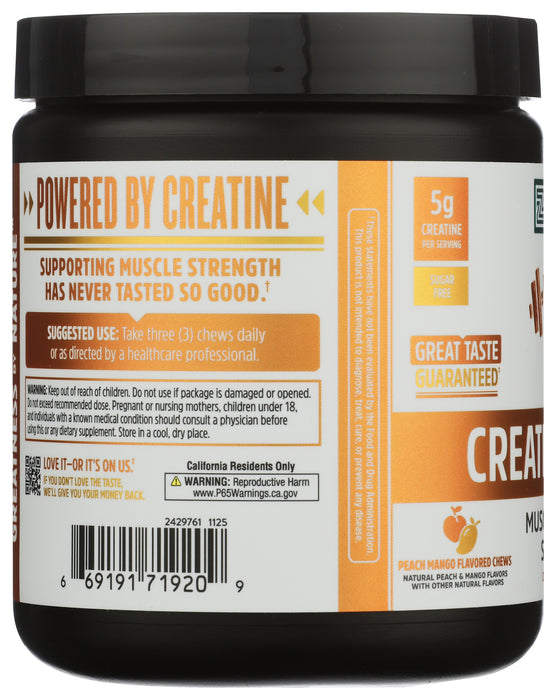 Creatine Chews, 5 gm, Peach Mango, 60 ct