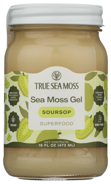 Sea Moss Gel, Soursop, 16 oz