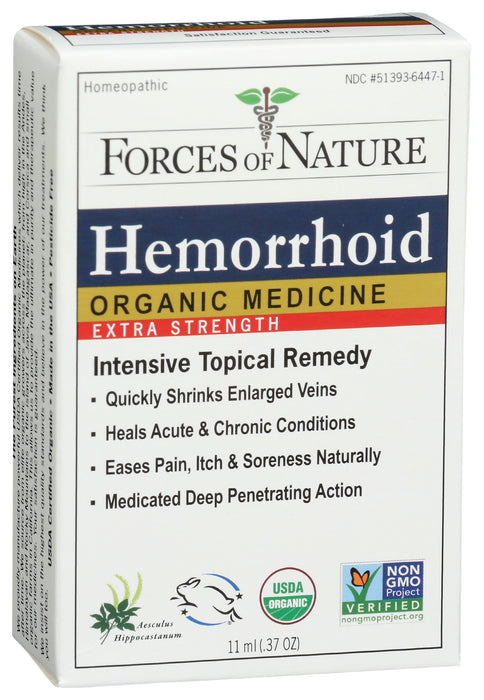 Hemorrhoid Control, Org, Ext Str, 11ml