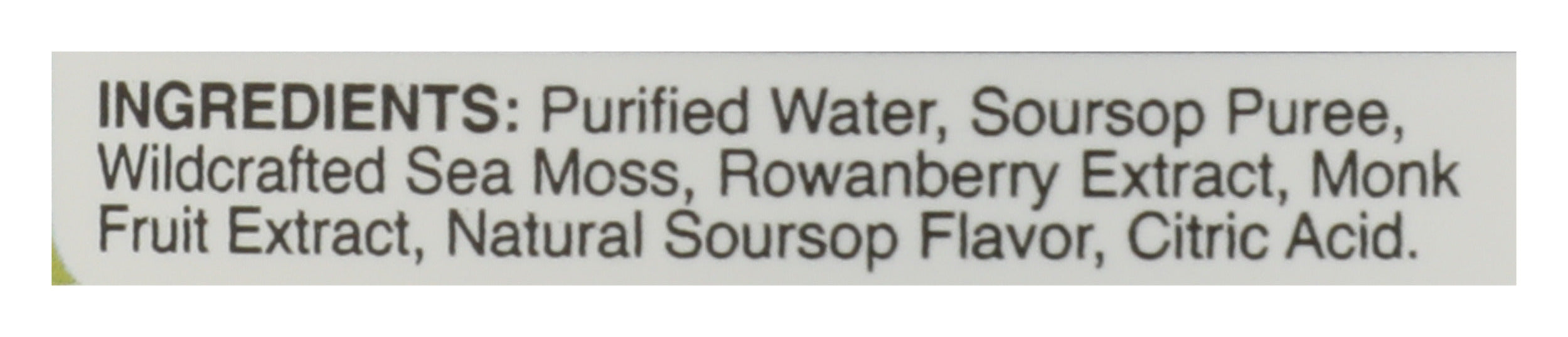 Sea Moss Gel, Soursop, 16 oz