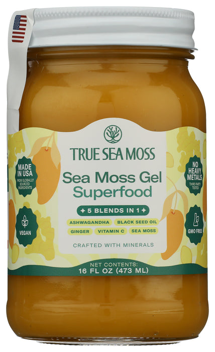 Sea Moss Gel, 5 Blend In 1, 16 oz