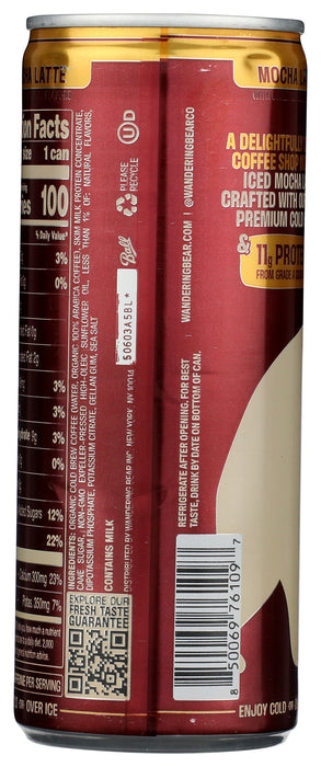 Cold Brew Mocha Latte, High Protein, 8 fl oz