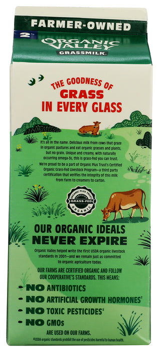 2% Reduced Fat Milk UP, Grassmilk Org, 59 fl oz