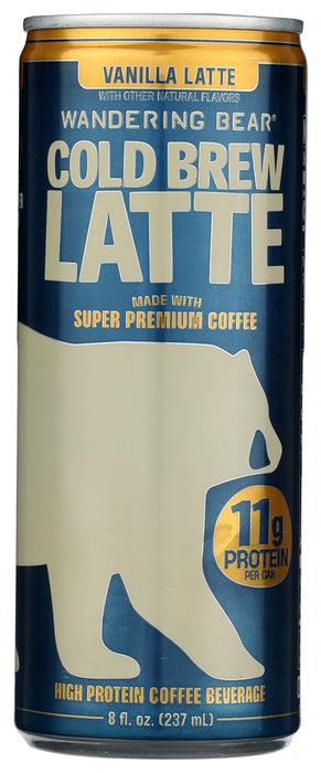 Cold Brew Vanilla Latte, High Protein, 8 fl oz