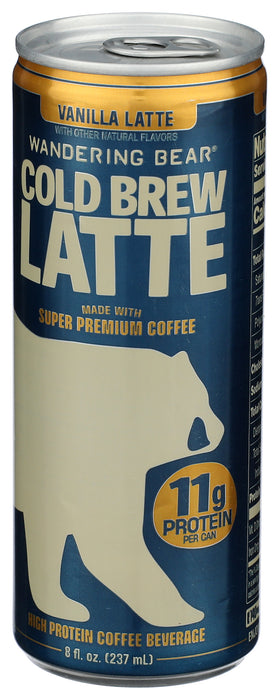 Cold Brew Vanilla Latte, High Protein, 8 fl oz