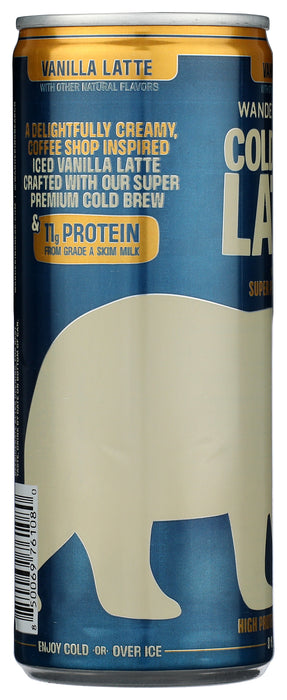 Cold Brew Vanilla Latte, High Protein, 8 fl oz