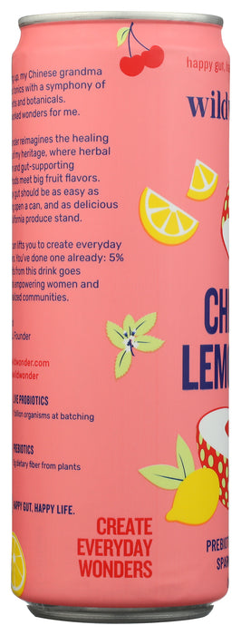 Cherry Lemonade Pre+Probiotic Sparkling Drink, Org, 12 oz