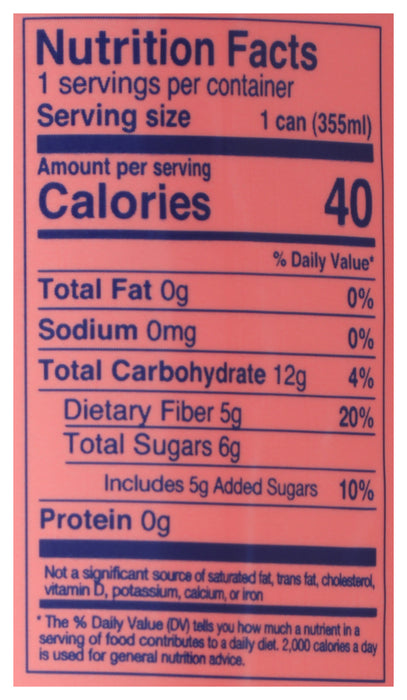 Cherry Lemonade Pre+Probiotic Sparkling Drink, Org, 12 oz