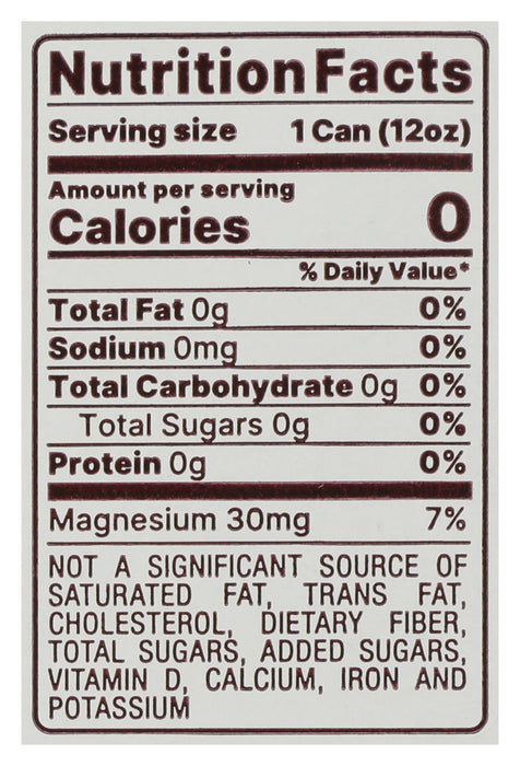 Hydrogen Infused Sparkling Water, Raspberry, Org, 12 fl oz