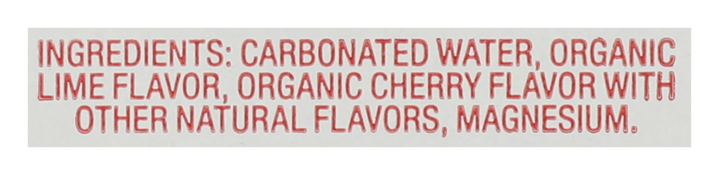 Hydrogen Infused Sparkling Water, Cherry Lime, Org, 12 fl oz