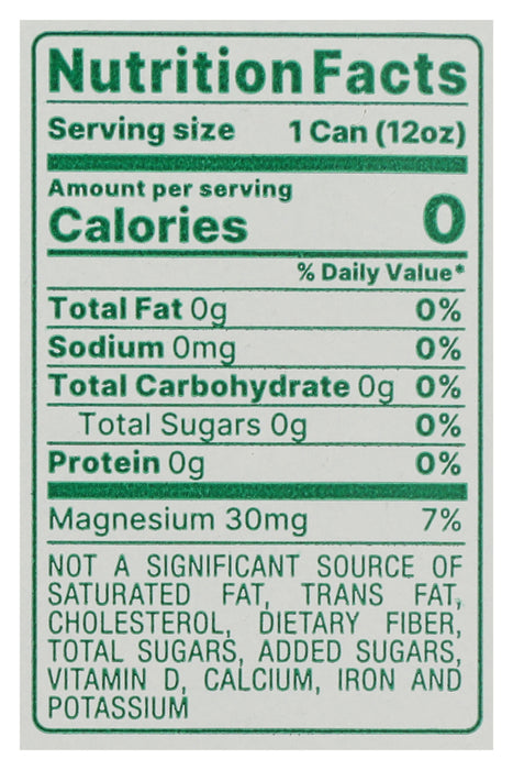 Hydrogen Infused Sparkling Water, Lemon Lime, Org, 12 fl oz
