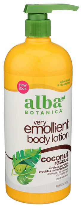 Very Emollient Body Lotion, Coconut, 32 oz