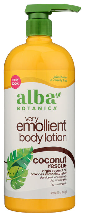 Very Emollient Body Lotion, Coconut, 32 oz