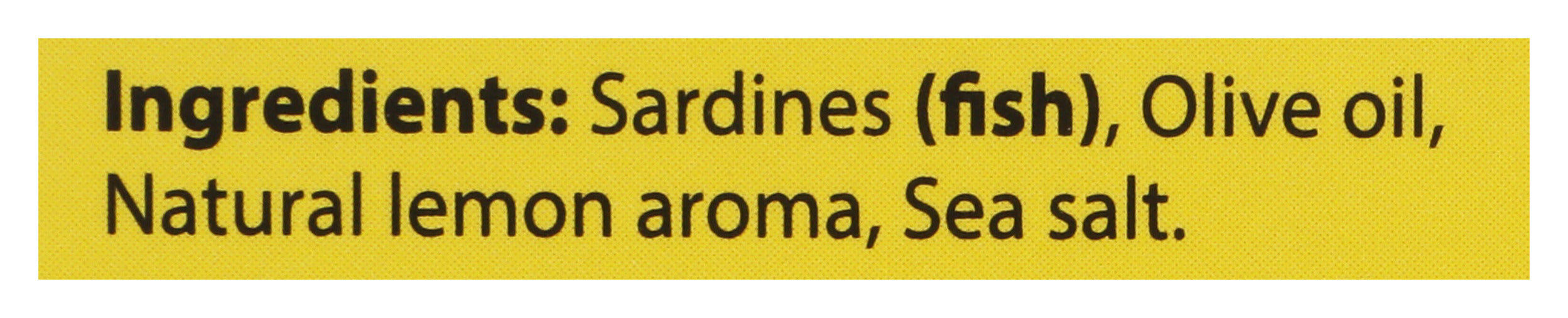 Wild Sardines in Olive Oil and Lemon Essence, 4.2 oz