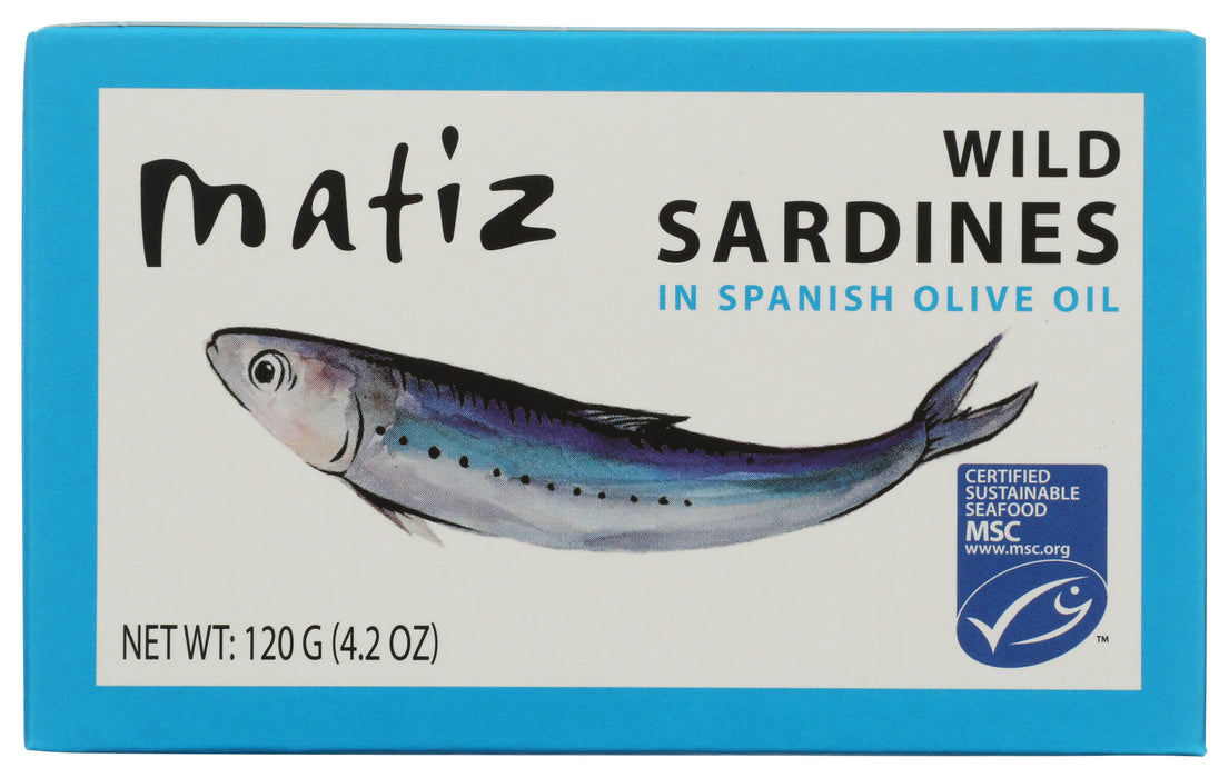 Wild Sardines in Spanish Olive Oil, 4.2 oz
