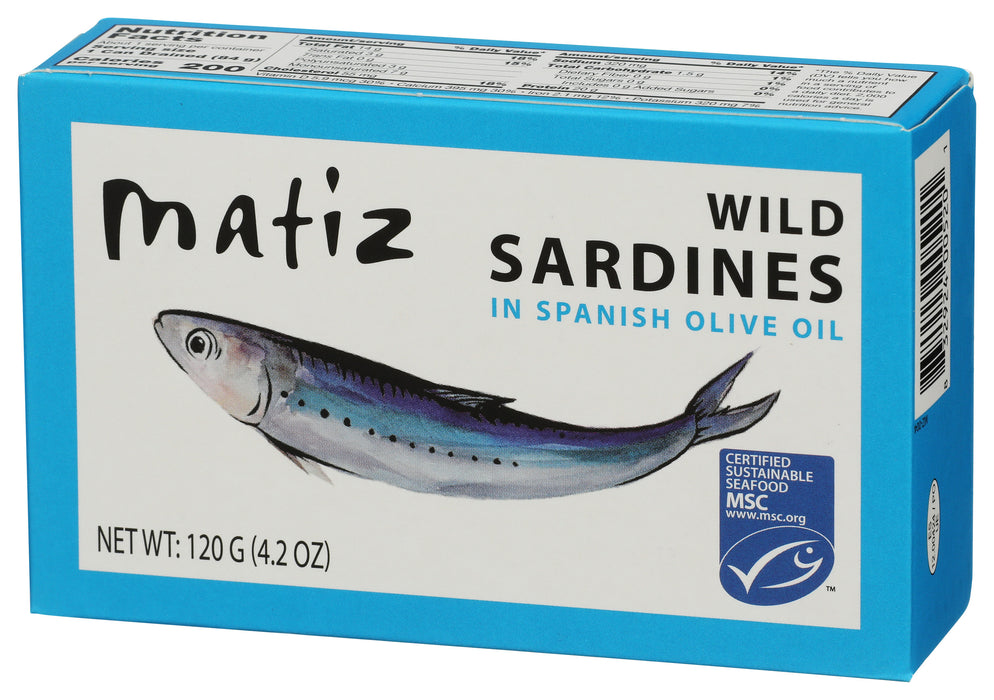 Wild Sardines in Spanish Olive Oil, 4.2 oz
