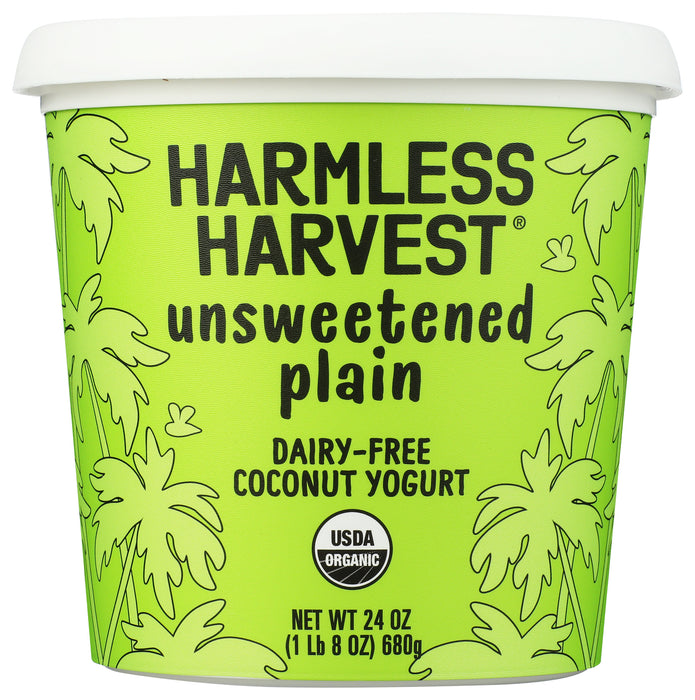Coconut Yogurt, Unsweetened Plain, Org, 24 oz