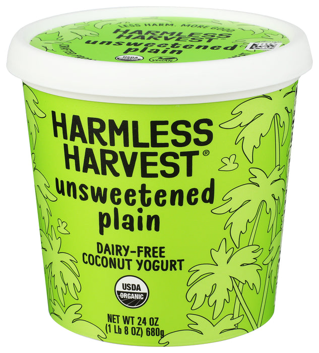 Coconut Yogurt, Unsweetened Plain, Org, 24 oz