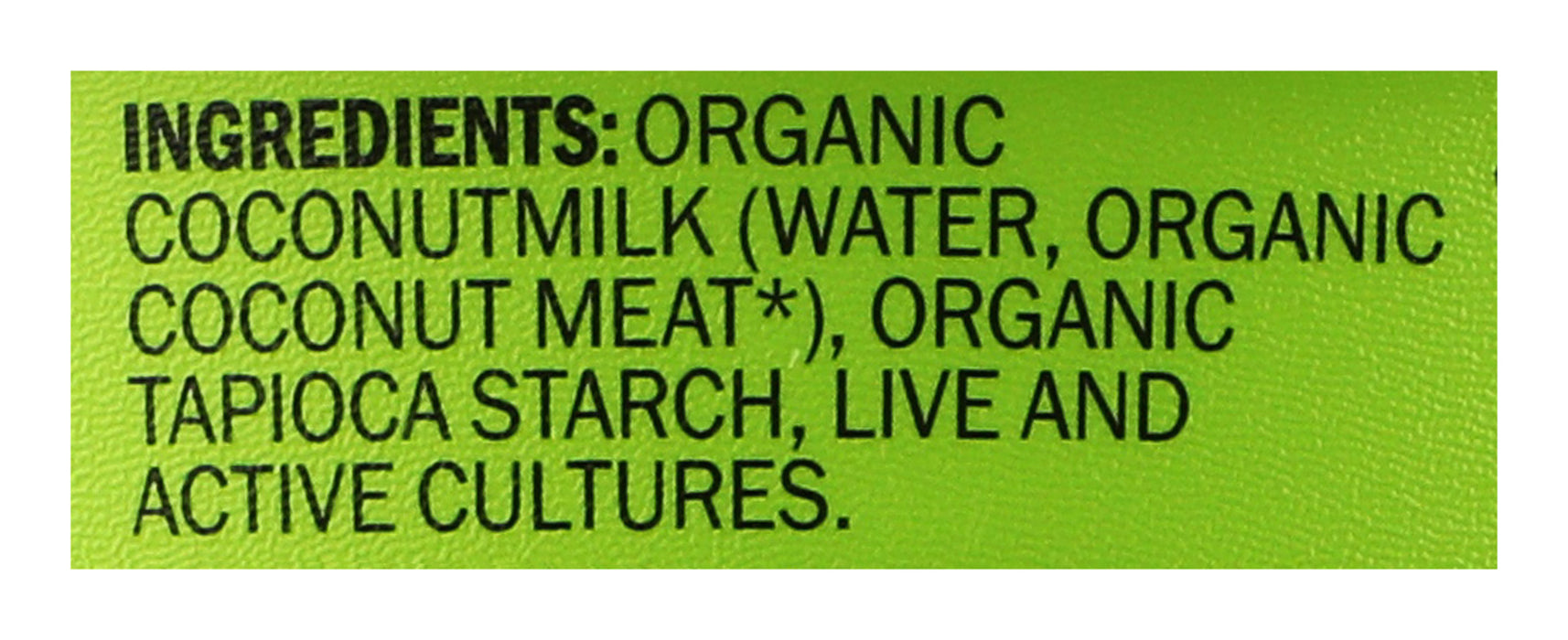 Coconut Yogurt, Unsweetened Plain, Org, 24 oz