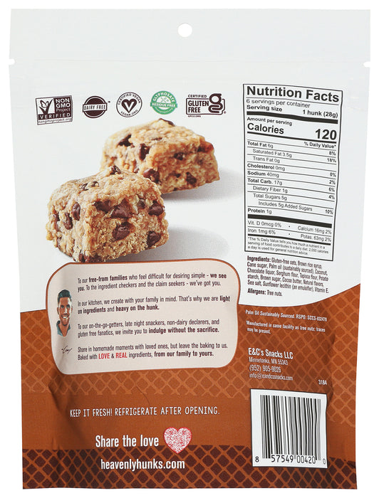 Oatmeal Chocolate Chip Bites, V GF, 6 oz