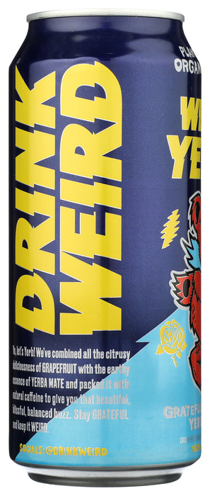 Yerba Mate Tea, Grateful Grapefruit, Org, 16 fl oz