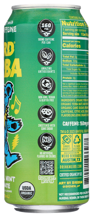 Yerba Mate Tea, Mystical Mint, Org, 16 fl oz