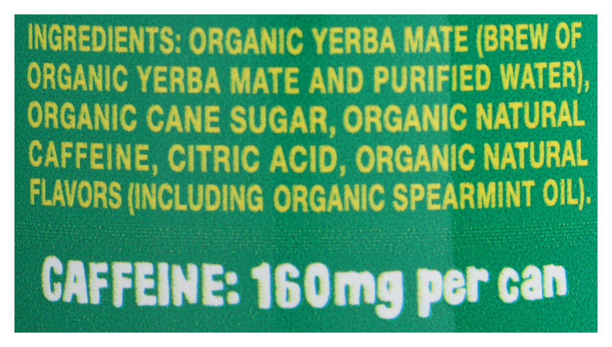 Yerba Mate Tea, Mystical Mint, Org, 16 fl oz