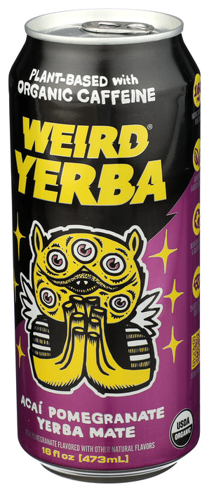Yerba Mate Tea, Acai Pomegranate, Org, 16 fl oz