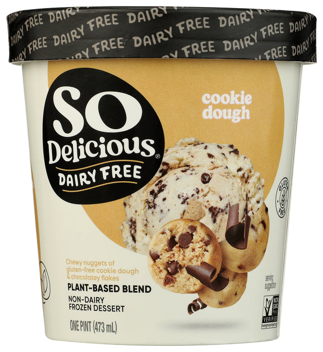 Dairy Free Ice Cream, Cookie Dough, 1 pint