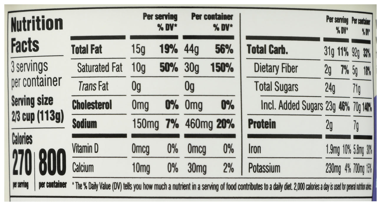 Cashew Milk Ice Cream, Chocolate Cookies & Cream, 16 oz