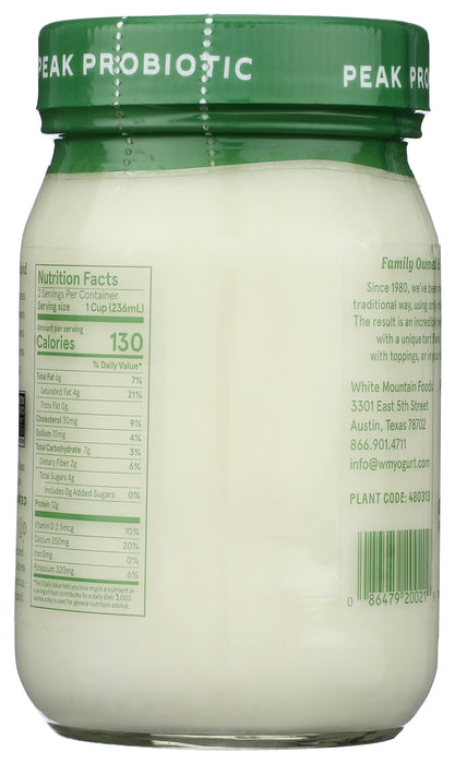 Probiotic Bulgarian Yogurt, Org, 16 fl oz