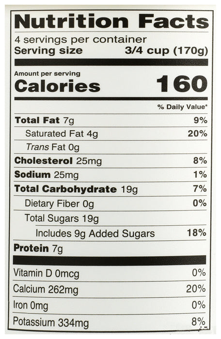 Whole Milk Yogurt, Grass Fed, Vanilla, 24 oz