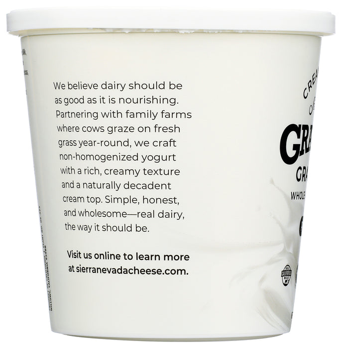 Whole Milk Yogurt, Grass Fed, Plain, 24 oz