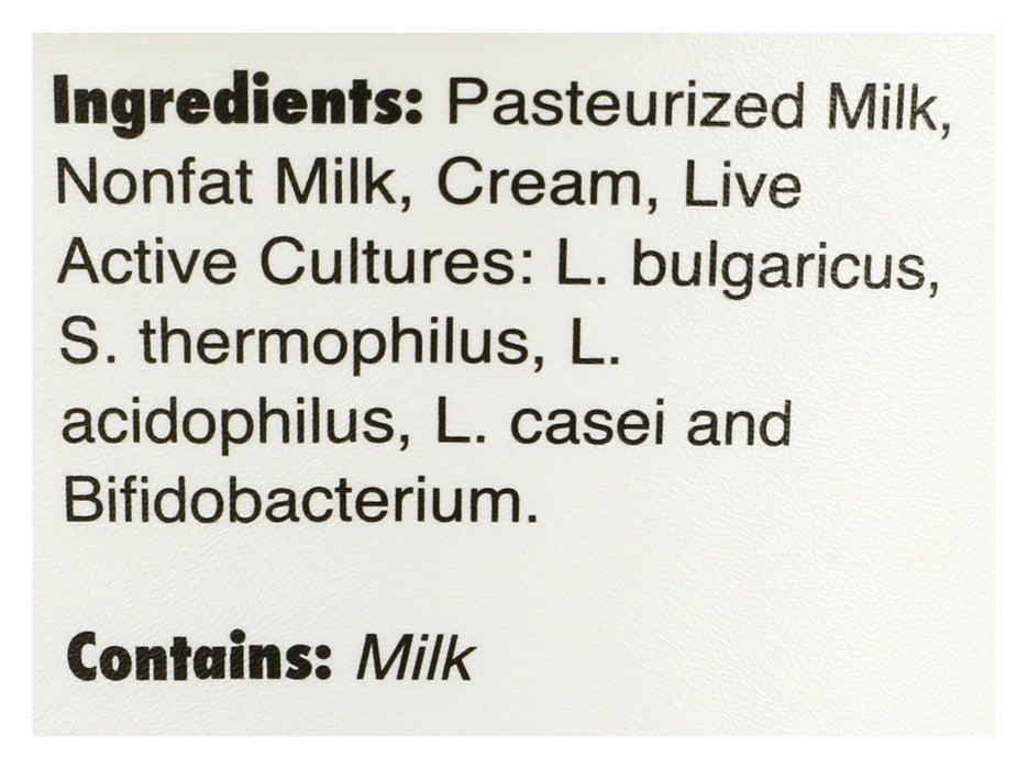 Whole Milk Yogurt, Grass Fed, Plain, 24 oz