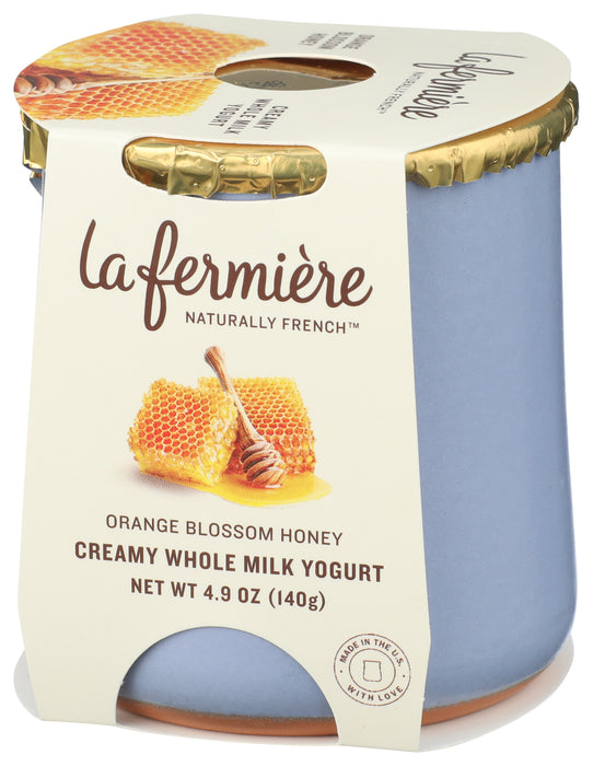 Creamy Whole Milk Yogurt, Honey Blossom Orang, 4.9 oz