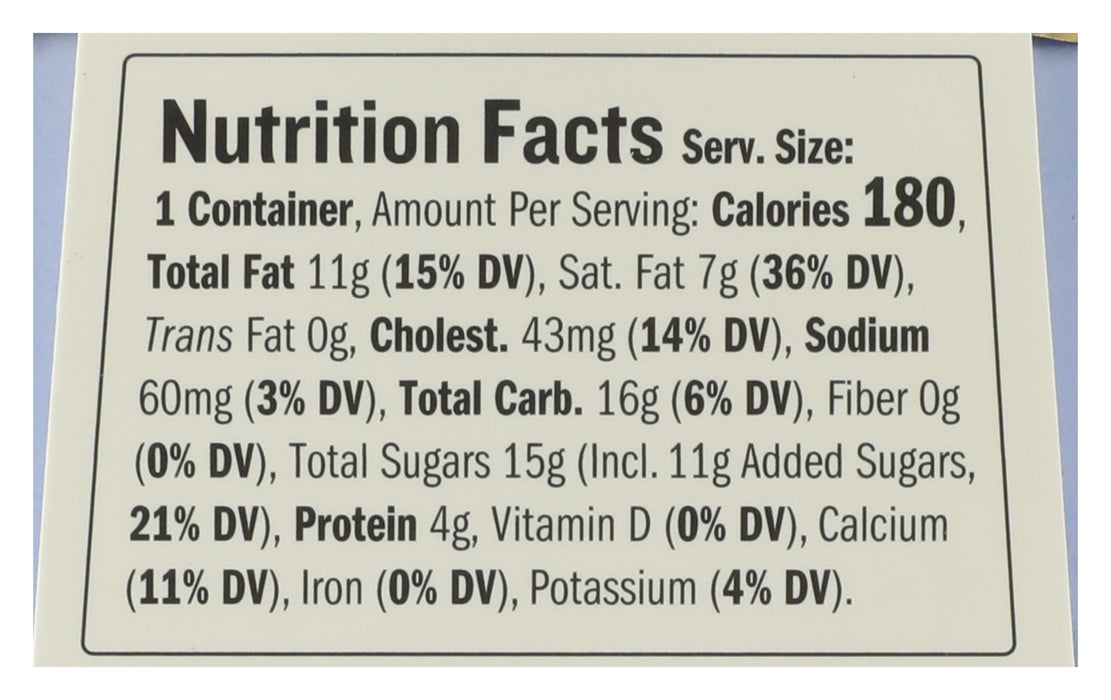 Creamy Whole Milk Yogurt, Pressed Lemon, 4.9 oz