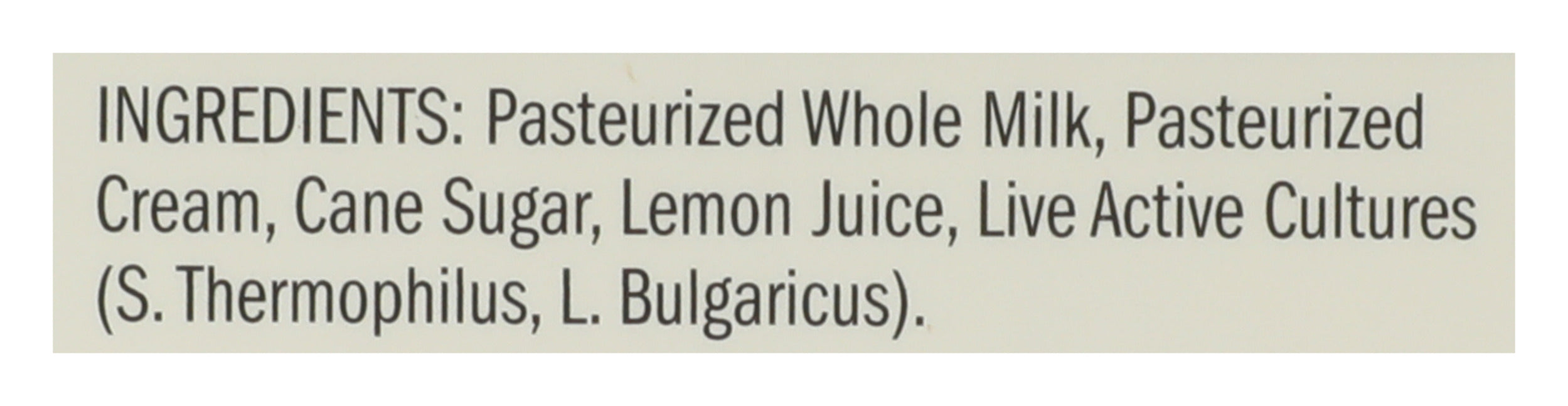Creamy Whole Milk Yogurt, Pressed Lemon, 4.9 oz