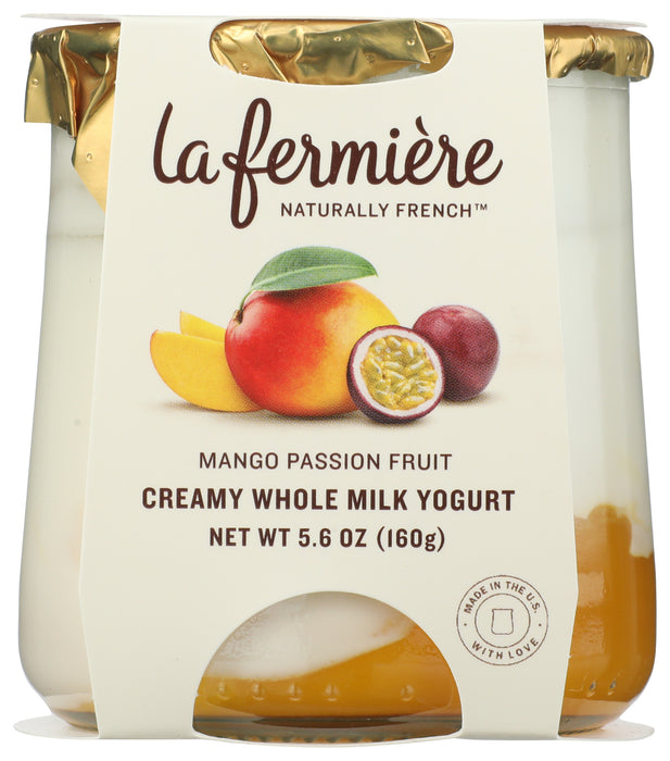 Creamy Whole Milk Yogurt, Mango Passion Fruit, 5.6 oz