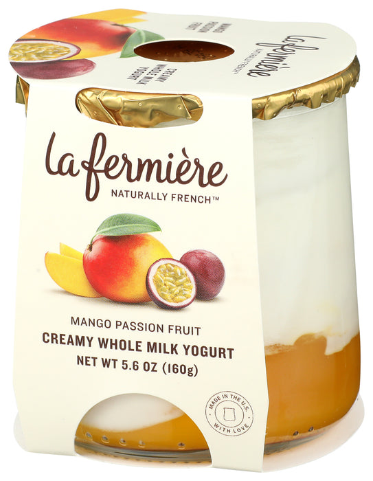 Creamy Whole Milk Yogurt, Mango Passion Fruit, 5.6 oz