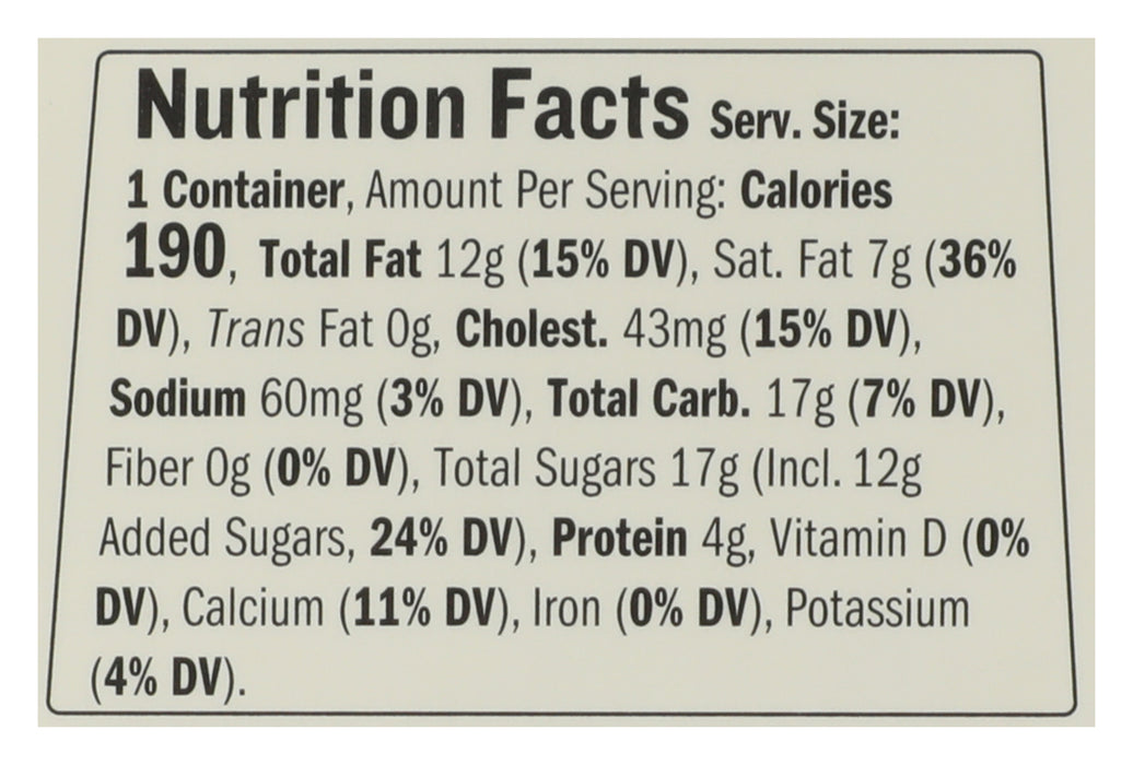 Creamy Whole Milk Yogurt, Vanilla Bean, 4.9 oz