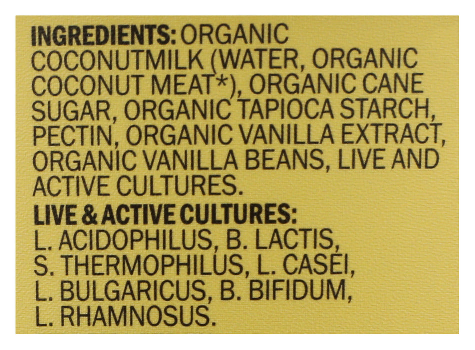Coconut Yogurt, Vanilla, Org, 24 oz