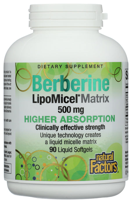 Berberine LipoMicel 500 mg, 90 sgel