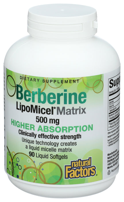 Berberine LipoMicel 500 mg, 90 sgel