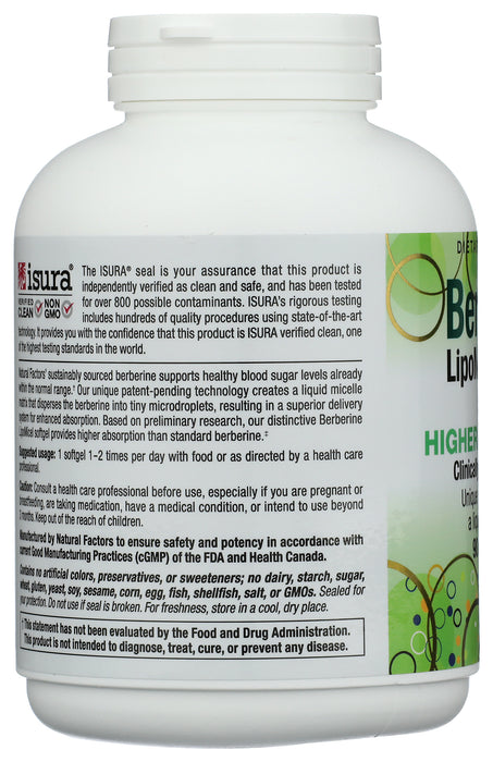 Berberine LipoMicel 500 mg, 90 sgel