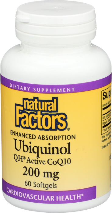 Ubiquinol Active CoQ10 200 mg, 60 sgel